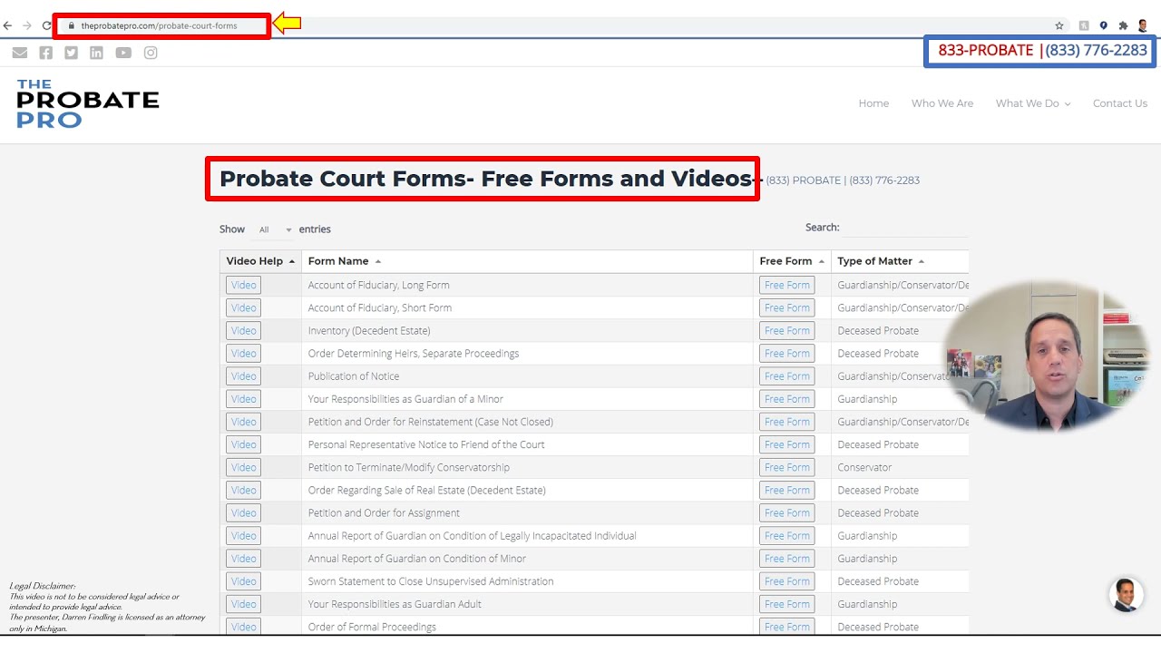 Probate Court Forms #theprobatepro #probate #forms #probateattorney #guardian #probaterealestate