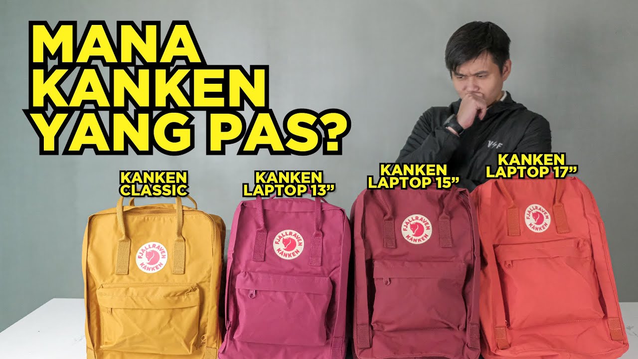 PRODUCT REVIEW: PANDUAN PILIH FJALLRAVEN KANKEN SESUAI SIZE LAPTOP & TINGGI BADAN. REVIEW INDONESIA