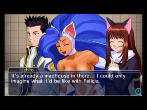Project X Zone 2 - Felicia Unique Pre Battle Dialog