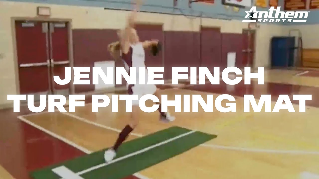 Promounds Jennie Finch Fastpitch Turf Pitching Mat with Power Line