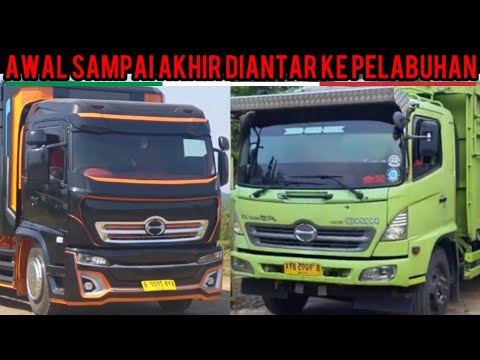 Proses Truck Hino Lohan Dari NTT Dari Awal Sampai Akhir Dan Diantar Ke Pelabuhan