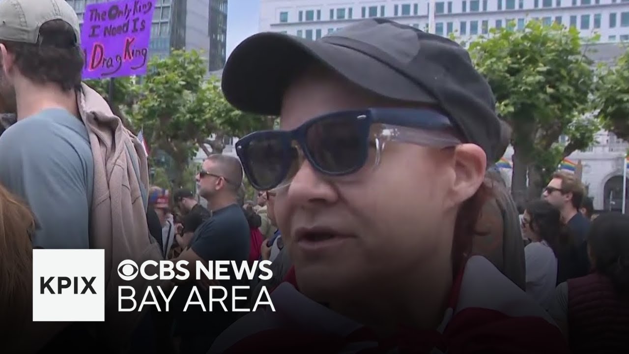 Protesters begin gathering at San Francisco Civic Center Plaza
