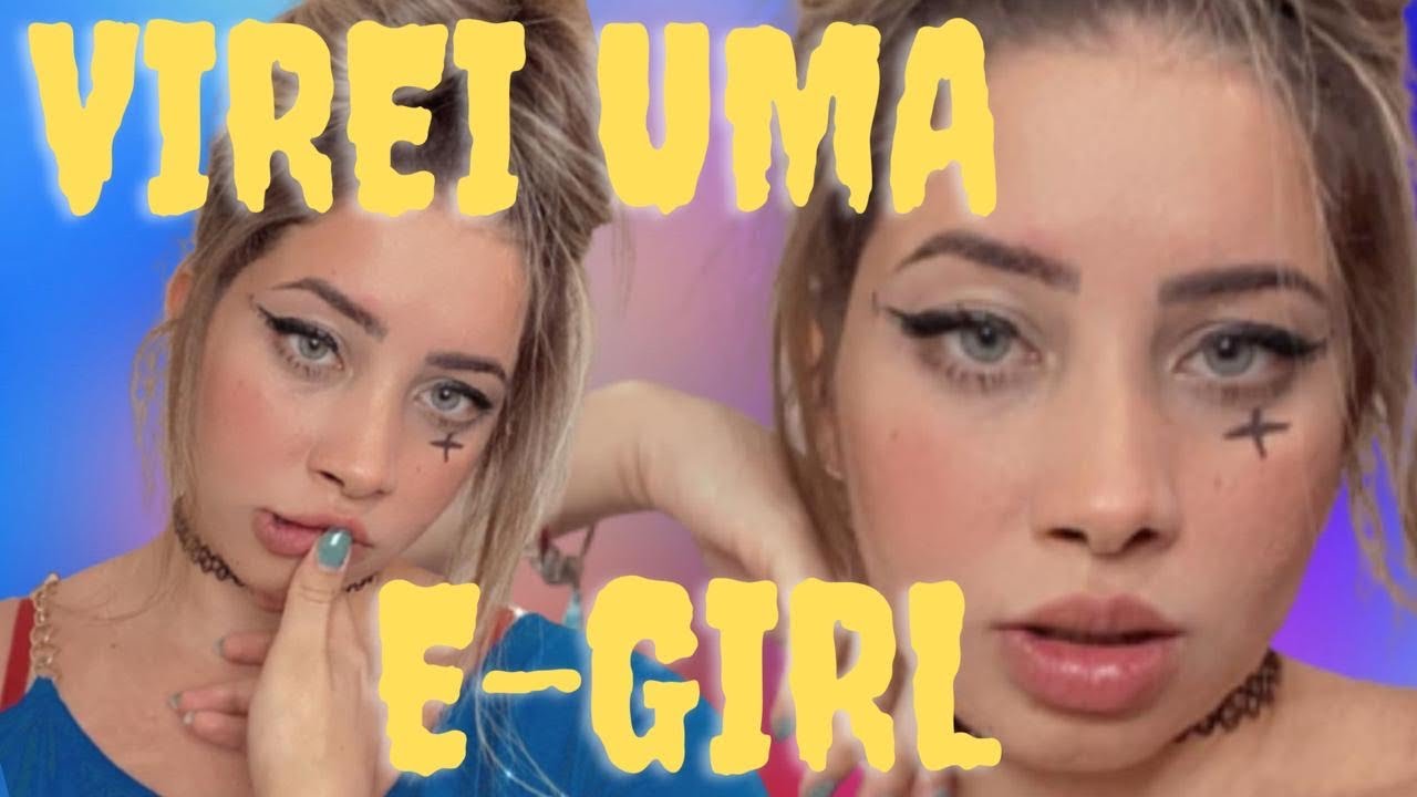 PROVANDO LOOKS E-GIRL DA MINHA IRMÃ DE 11 ANOS  * ME TRANSFORMEI *