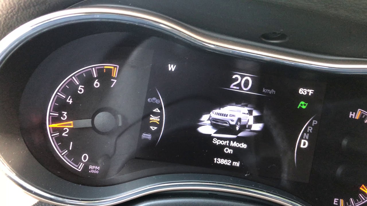 Przyśpieszenie 0-100 km/h Jeep Grand Cherokee 3,6 V6 290 km LIMITED