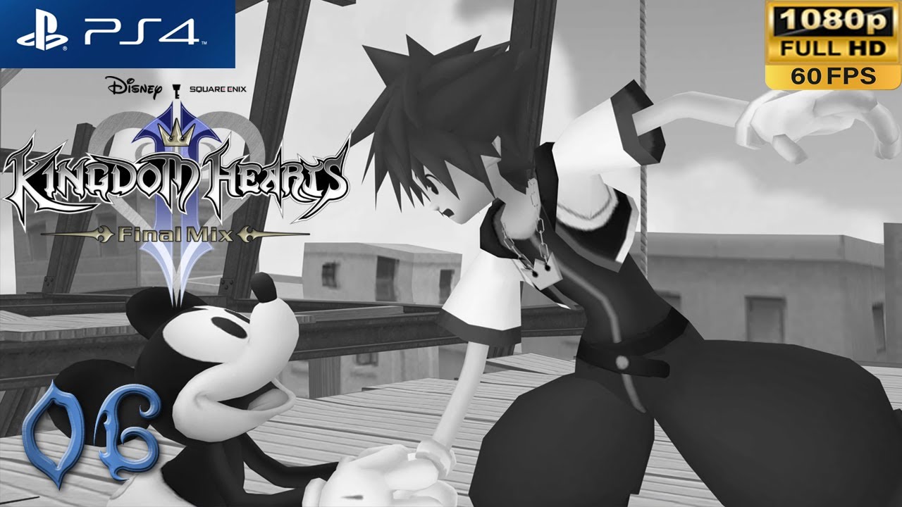 [PS4 1080p 60fps] Kingdom Hearts 2 Walkthrough 6 Disney Castle & Timeless River - KH 1.5 + 2.5 Remix