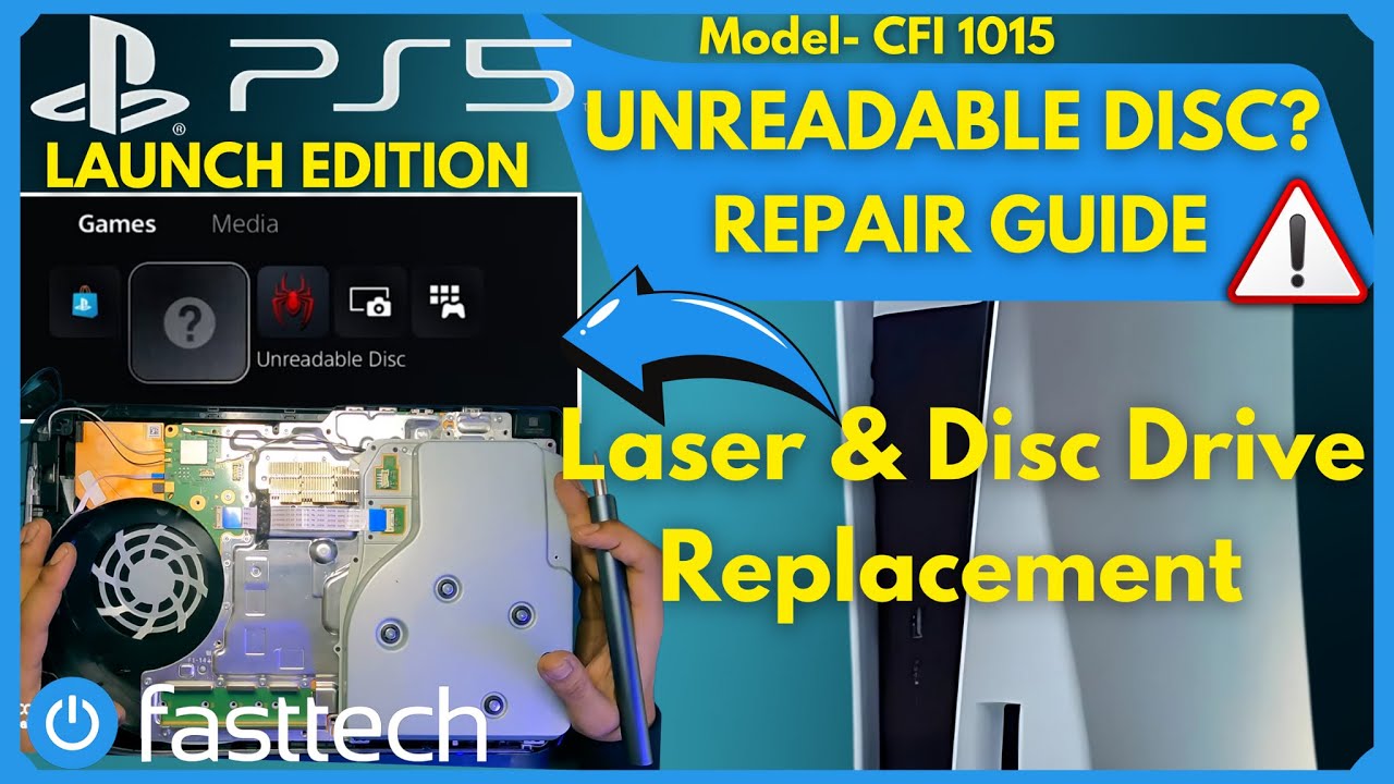 PS5 Disc Drive & Laser Repair and Replacement Guide