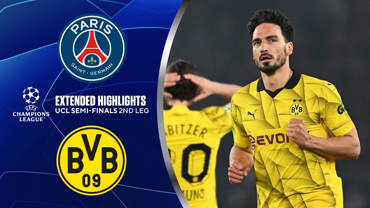 PSG vs. Borussia Dortmund: Extended Highlights | UCL Semi-Finals 2nd Leg | CBS Sports Golazo