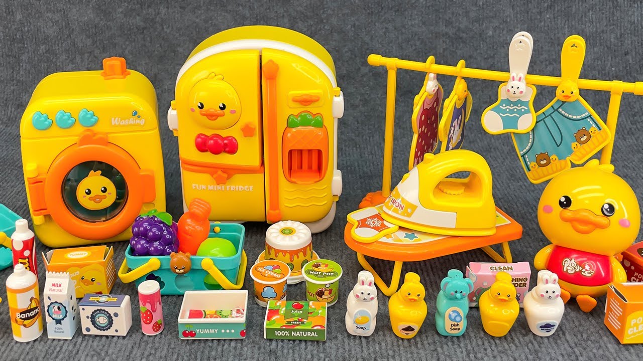 🦆Puas dengan Unboxing Koleksi Mainan Bebek Kuning, Bak Mandi Boneka Lucu | Amazing Unboxing