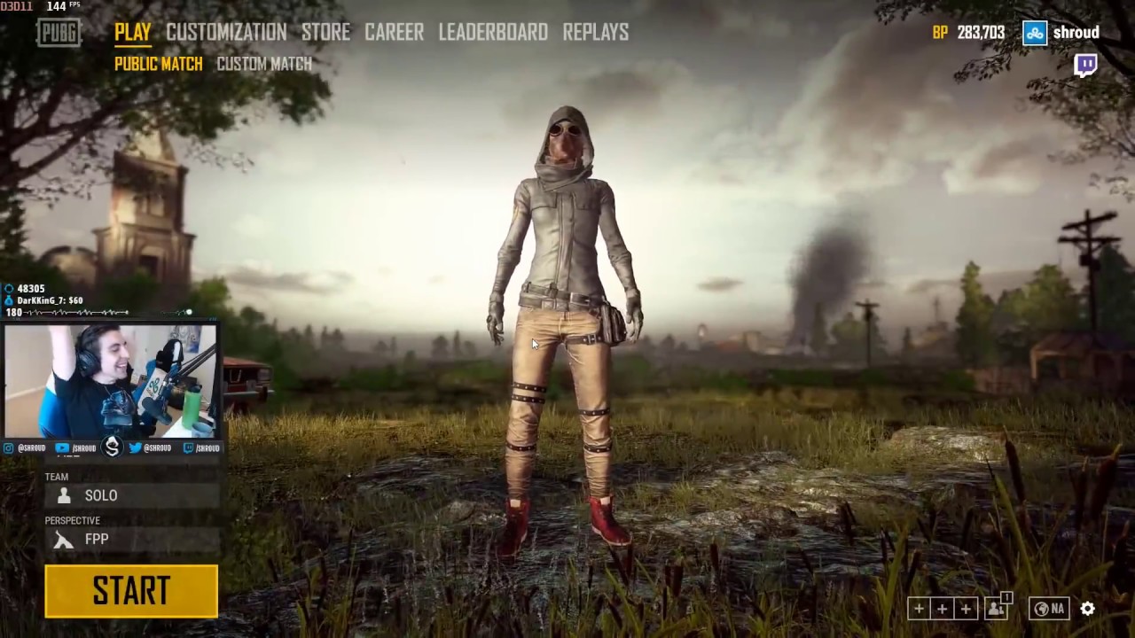PUBG cân cả bản đồ AKM - 15X SCOPE Shroud 20 Kills TOP 1 Full game PUBG
