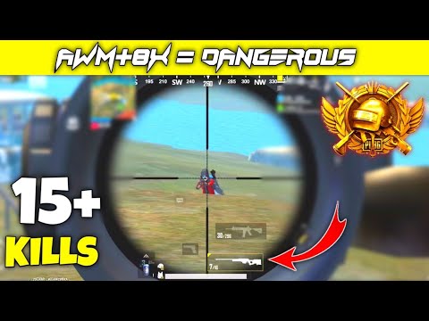 PUBG LITE MOST LEGENDARY COMBINATION AWM+8X | AWM + 8x Headshot in Pubg Mobile Lite | Koobra Bhai