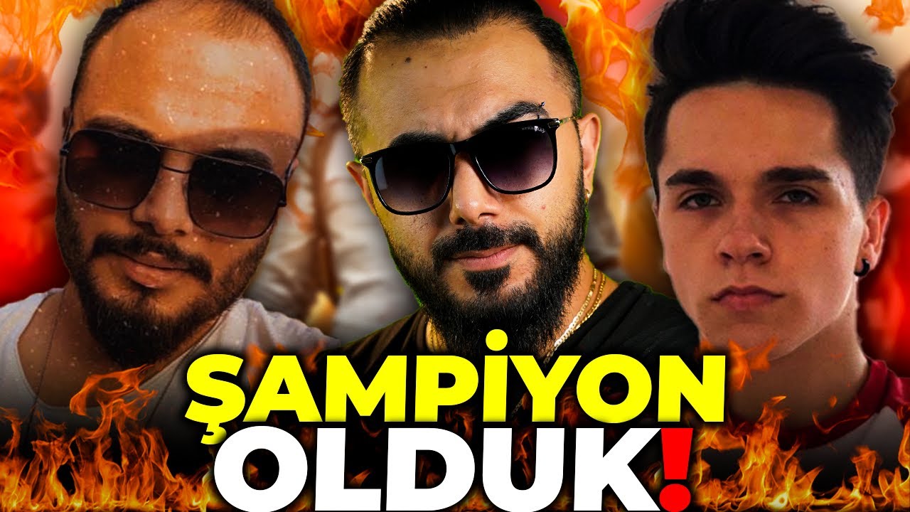 PUBG MOBILE TURNUVASINDA ŞAMPİYON OLDUK! 🏆 24 YAYINCIYLA BİRLİKTE TURNUVA! w/Barış G, Amigo