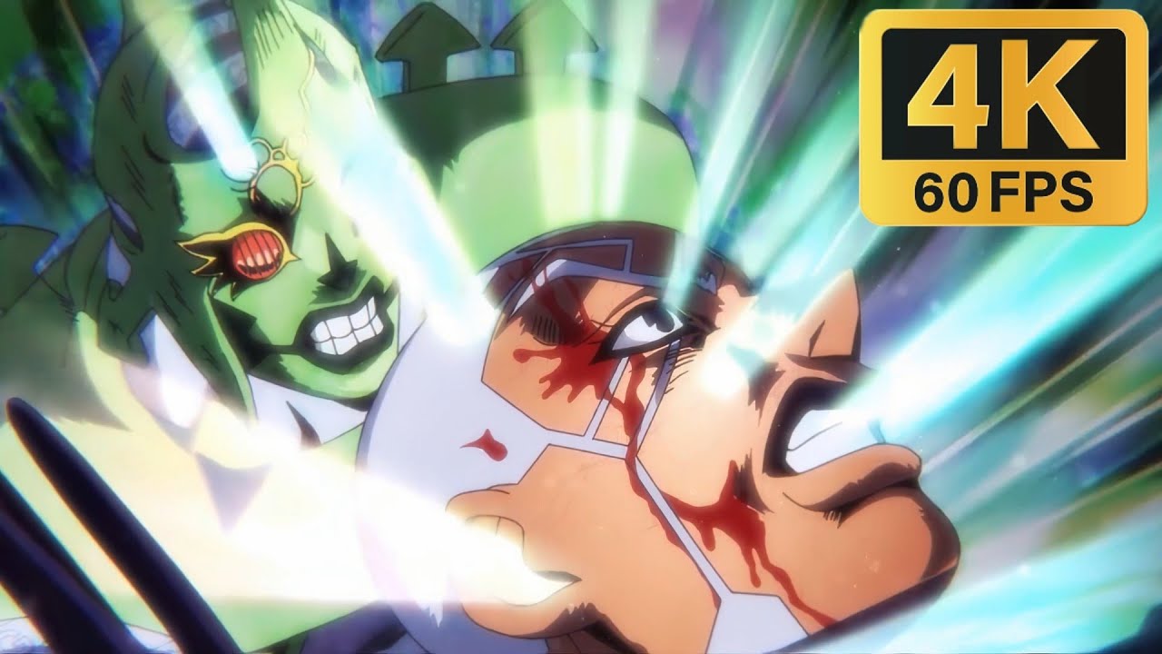 Pucci achieves Made in Heaven | 4k 60fps | Jojo's Bizzare Adventure Stone Ocean: Part 6