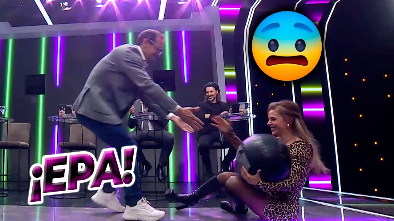 ¡PUEDE PASAR! El percance de Evangelina Anderson en su ejercicio de fitness con José Chatruc