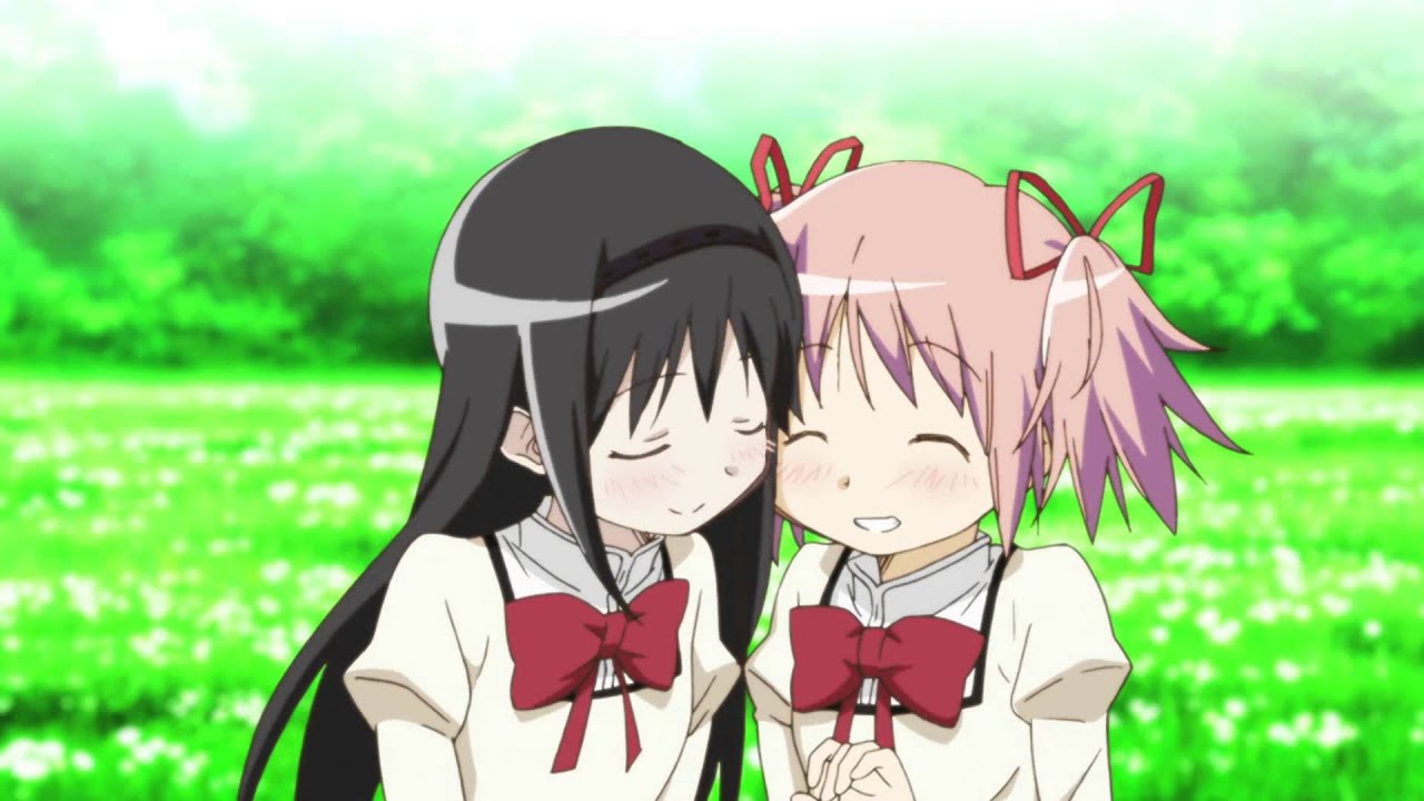 Puella Magi Madoka Magica Movie - Homura & Madoka Homusexual (OP Scene 4)