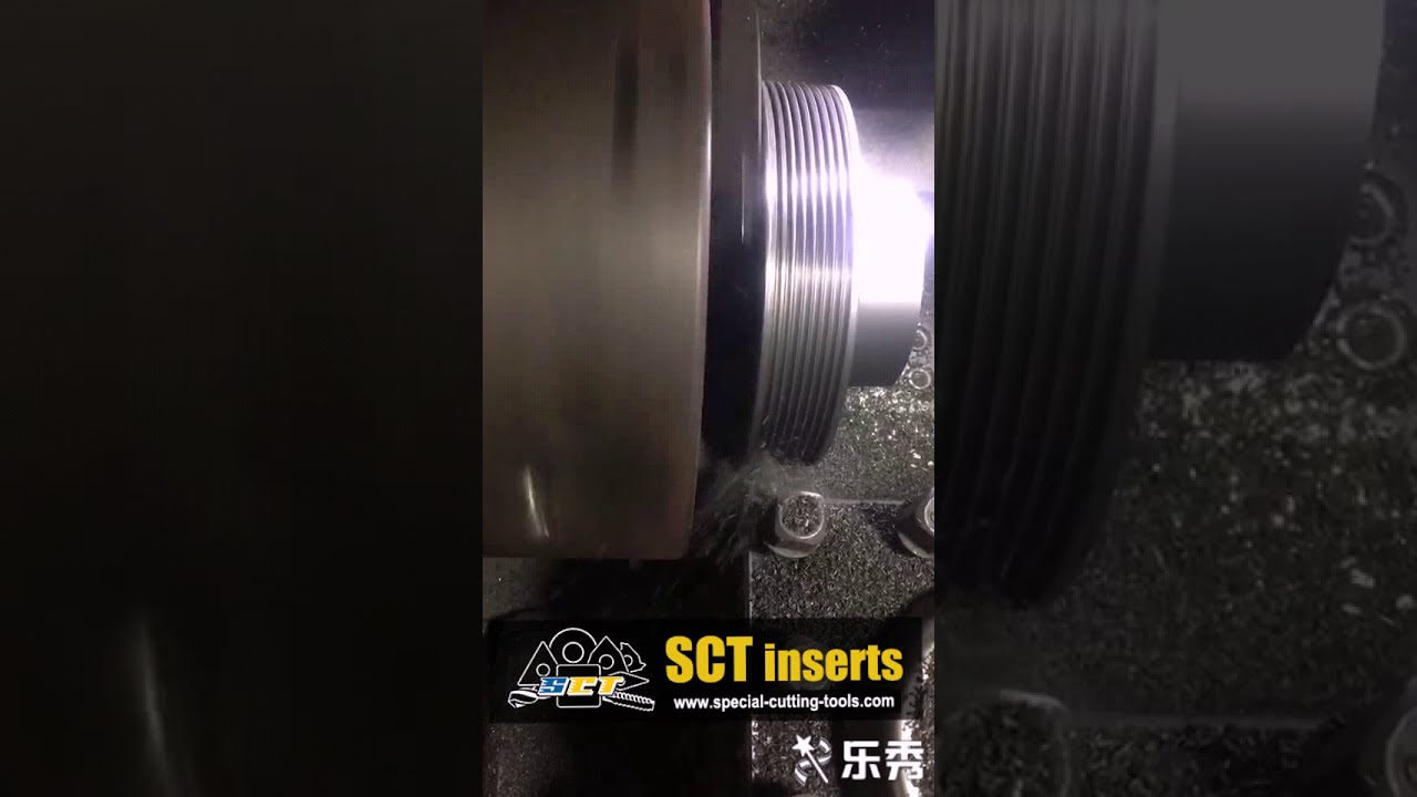 Pulley V Grooving Tools, Pulley V Grooving Inserts, Grooving V-ribbed Pulleys
