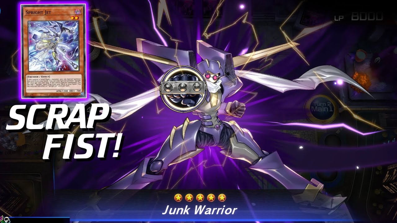 PUNCH HARD! SO HARD YOUR OPPONENTS GOES FLYING! Junk Warrior Spright OTK [Yu-Gi-Oh! Master Duel]