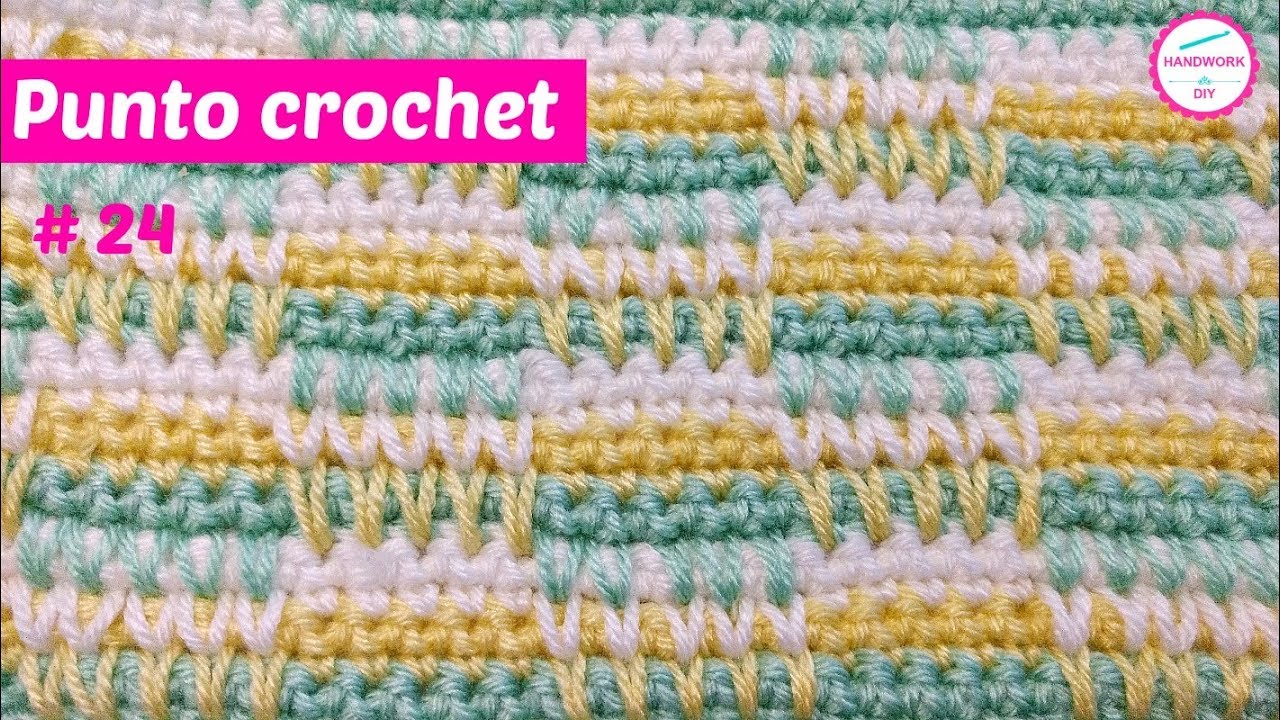 PUNTO FANTASIA CROCHET PASO A PASO # 24