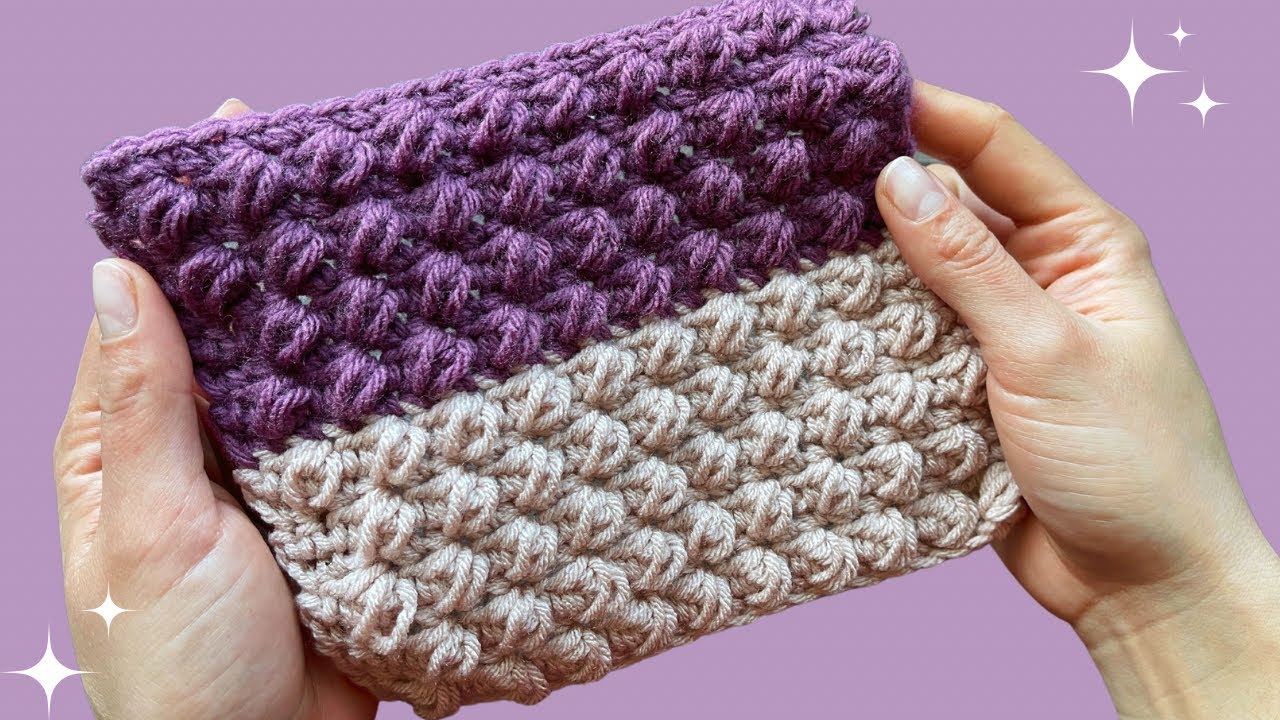 PUNTO TEJIDO A #CROCHET MUY FÁCIL Y BONITO ---- BRENNY'S CROCHET