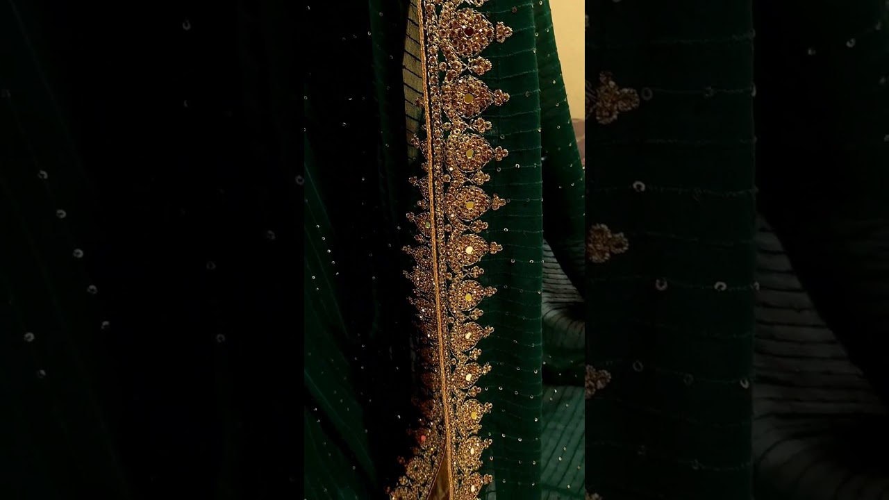 Pure georgette saree zari work#shorts
