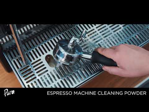 Puro Espresso Machine Cleaning Powder - How to Backflush