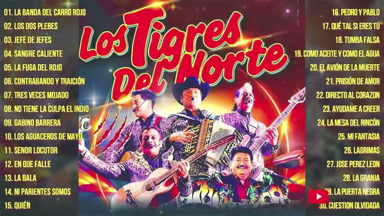 PUROS CORRIDOS PESADOS DE TIGRES DEL NORTE ~ LOS TIGRES DEL NORTE CORRIDOS PROHIBIDOS ALBUM COMPLETO