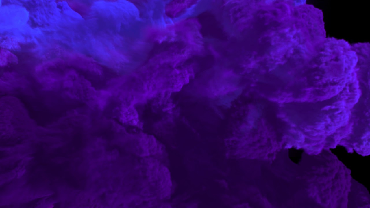 Purple Smoke Transition 4K