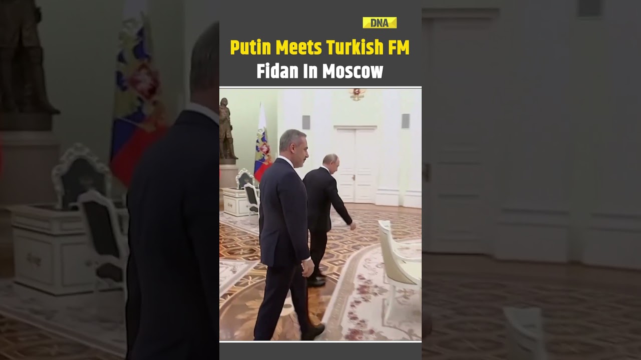 Putin Meets Turkish Foreign Minister Hakan Fidan in Moscow | Key Diplomatic Talks #putin #turkey