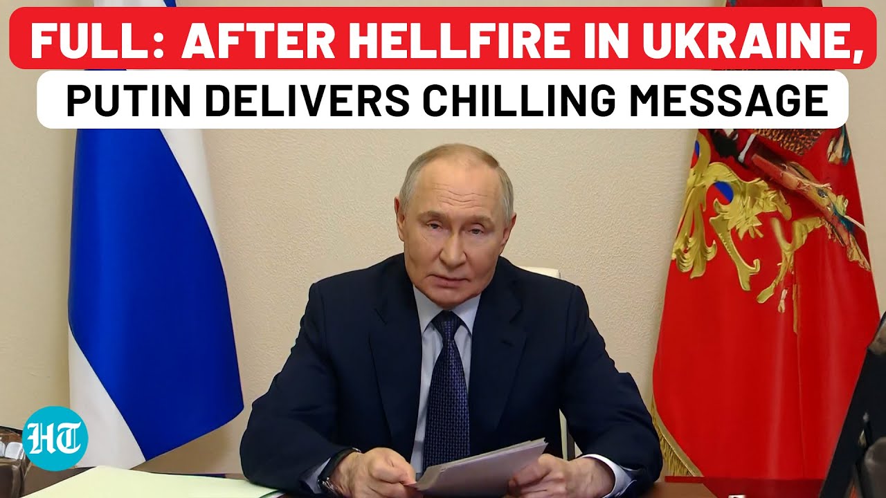 Putin's Chilling Message After Ukraine's Night of Fire | Russia Drops 300 Missiles In Biggest Strike