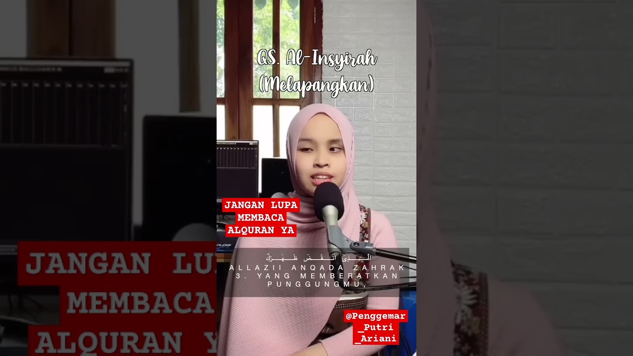 Putri Ariani membaca surah Al insyirah 😁 #putriariani #putriarianiamericasgottalent #inspiration