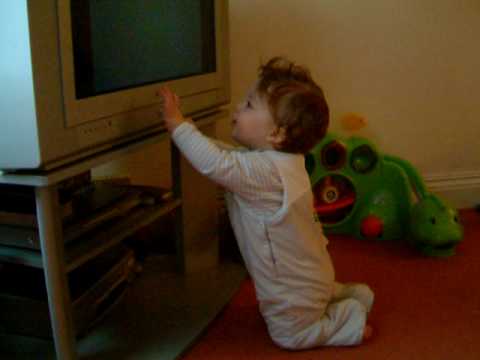 Putting Teletubbies on!