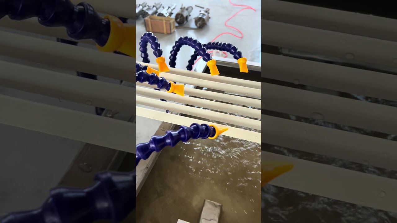 PVC corner bead extrusion line #machine #extruder #twinscrewextruder