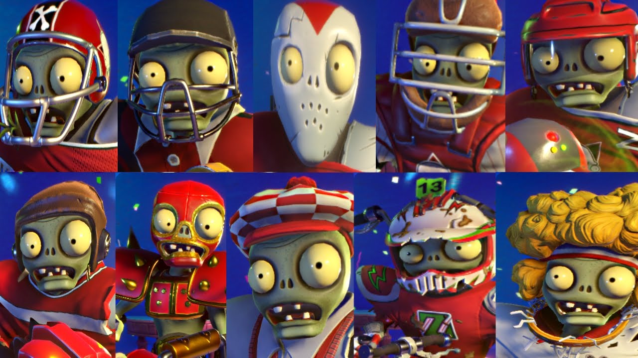 PvZ Garden Warfare 2: ALL ALL-STARS ZOMBIES! (NEW Zombies) - Gameplay