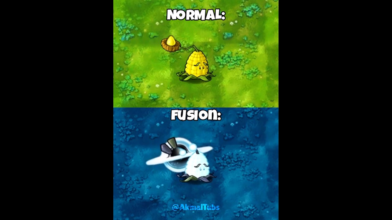 PvZ Normal vs Fusion Plants New Update 2.4 🔥 Plants Vs Zombies Fusion 2.4