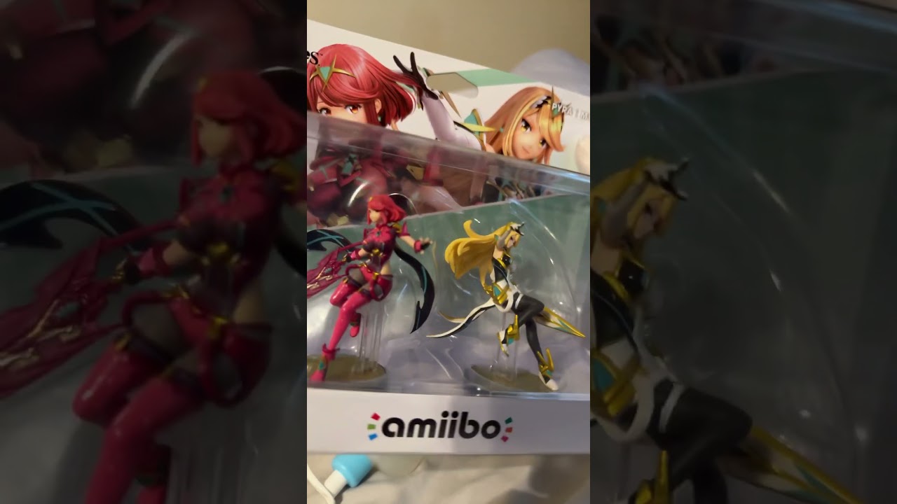pyra & mythra amiibo unboxing #nintendo #amiibo #unboxing