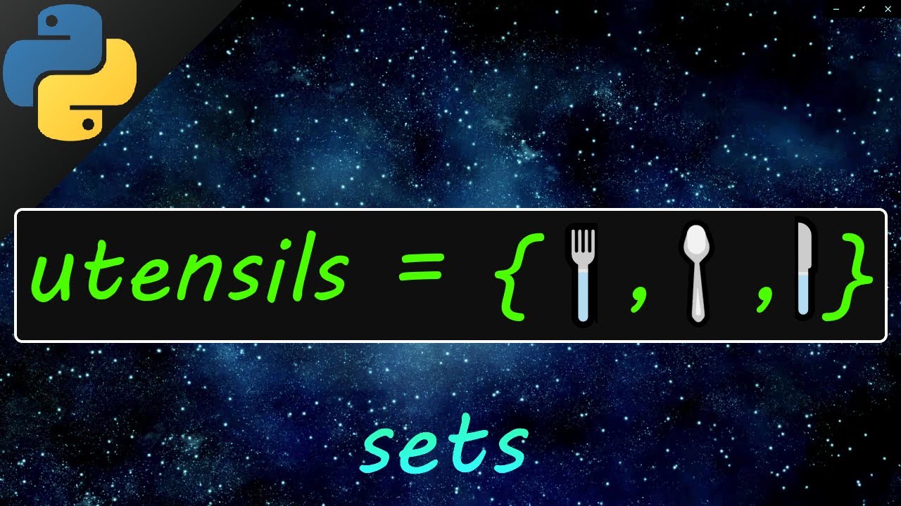 Python sets 🍴