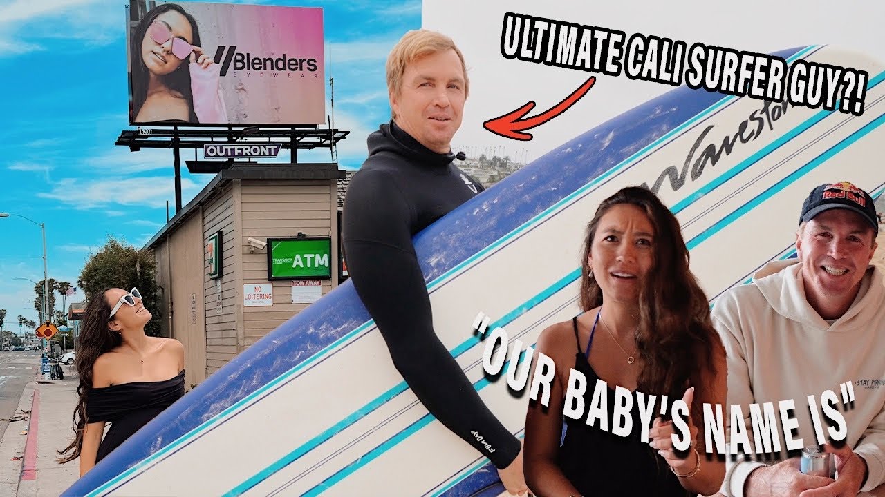 Q&A: CA vlog! IS JAMIE A KOOK NOW?! Surfing the Wedge, Our Baby's Name, & I'm on a Billboard!