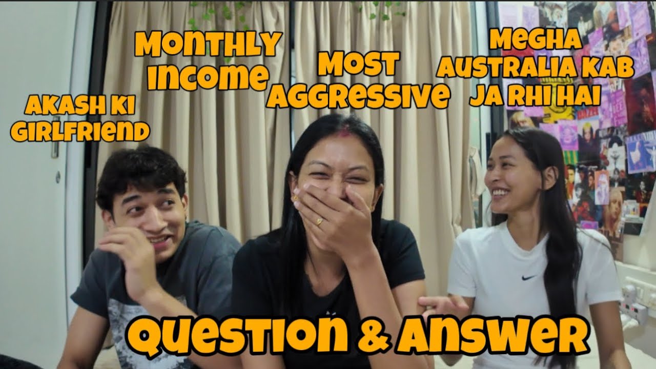 Q&A with Akash and Megha❤️|| sab ka such pata chal jayega 😱|| Varsha Thapa