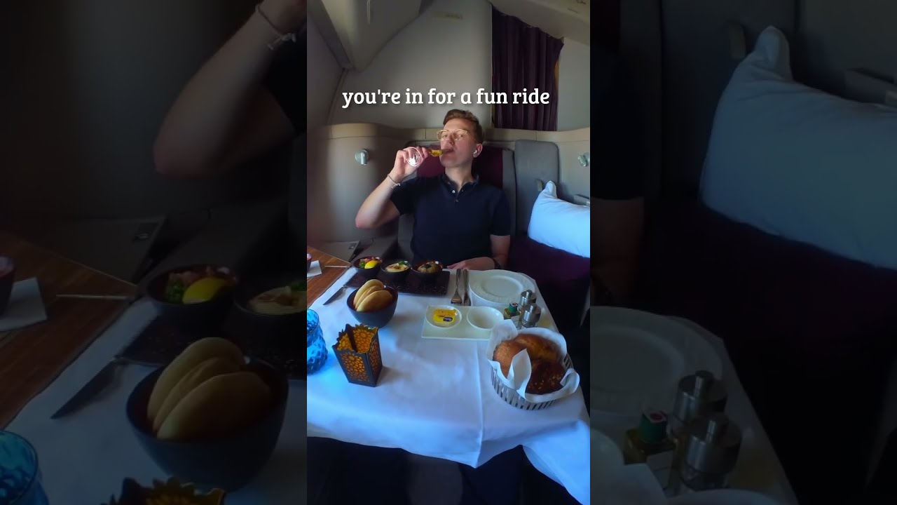 Qatar Airways SECRET First Class🤩 by Nonstop Dan