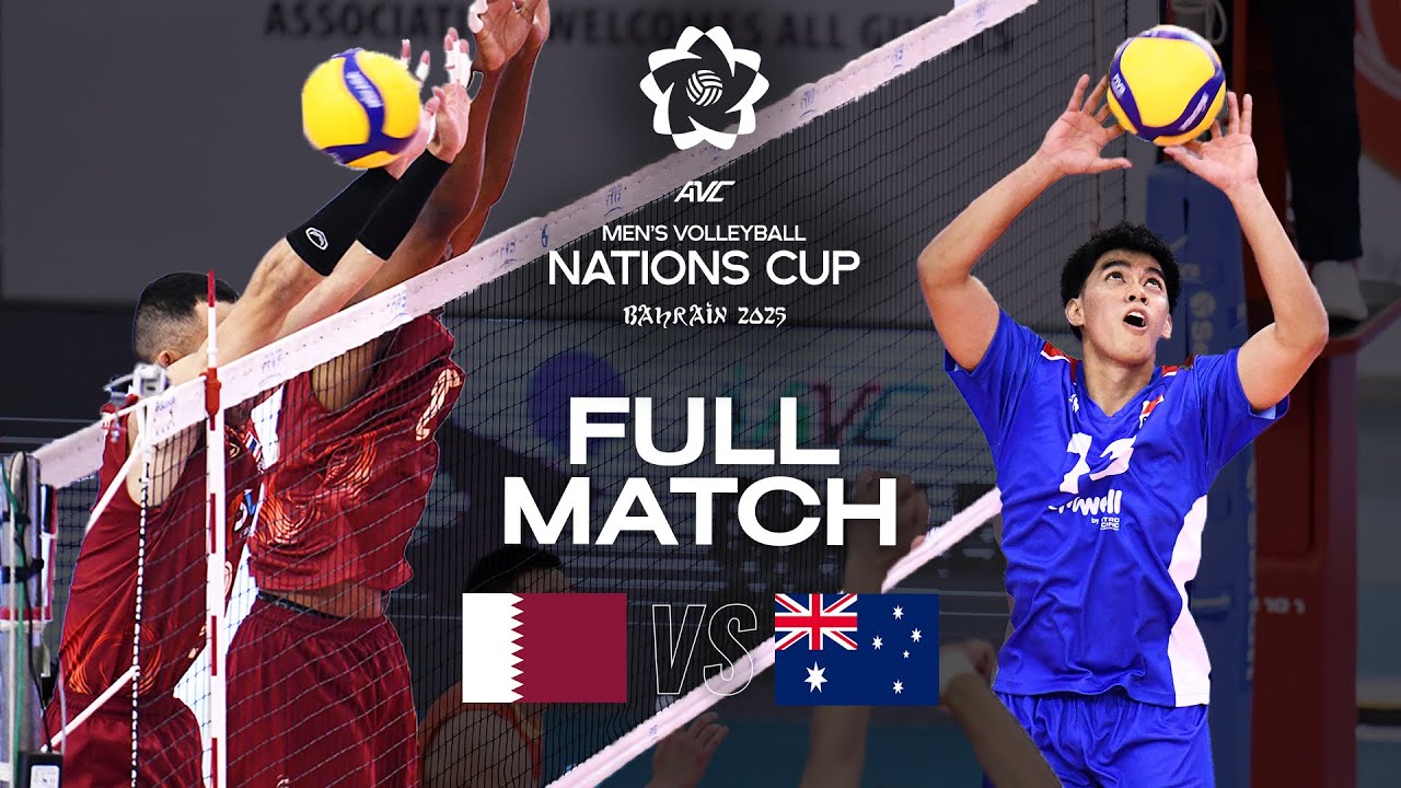 Qatar vs. Australia - Pool Play | AVC Men's Nations Cup 2025
