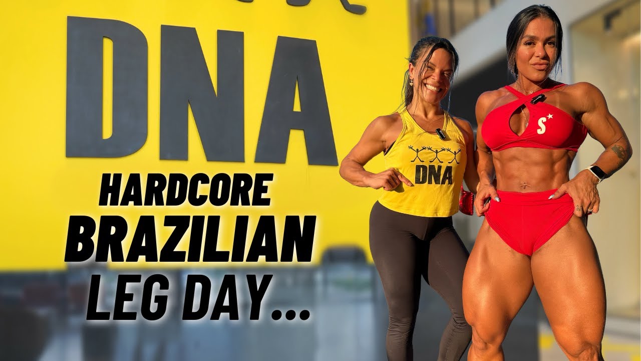 Quads w Carol at DNA GYM in Brazil...