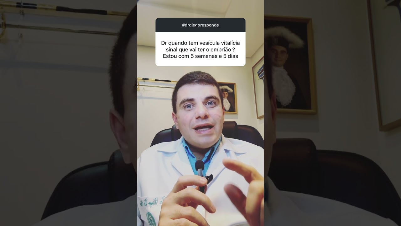 Quando aparece vesícula vitelínica, tem embrião? #gravidez #drdiegoresponde #anembrioada