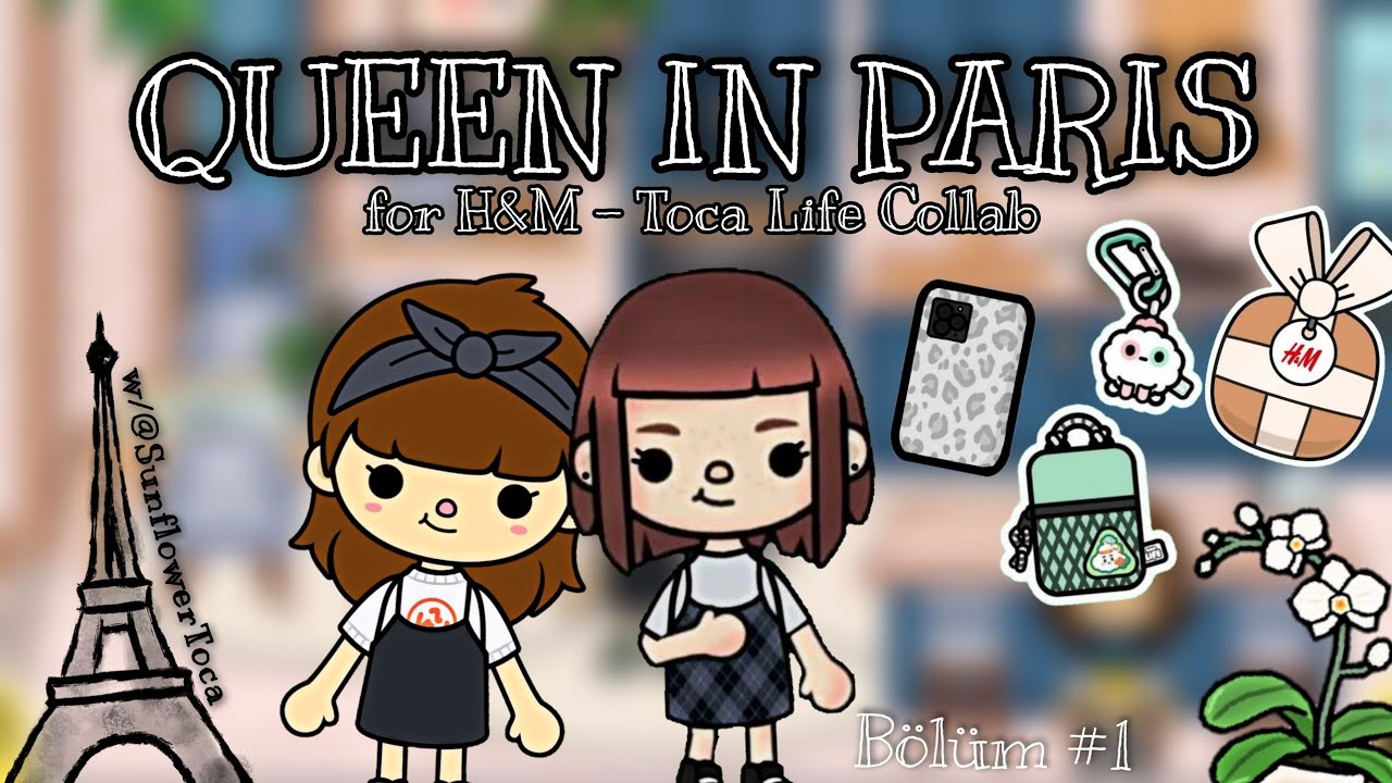 QUEEN IN THE PARIS 🤍✨ ~BÖLÜM 1~ Toca Life World Türkçe / Toca Life Queen / Toca Boca Series