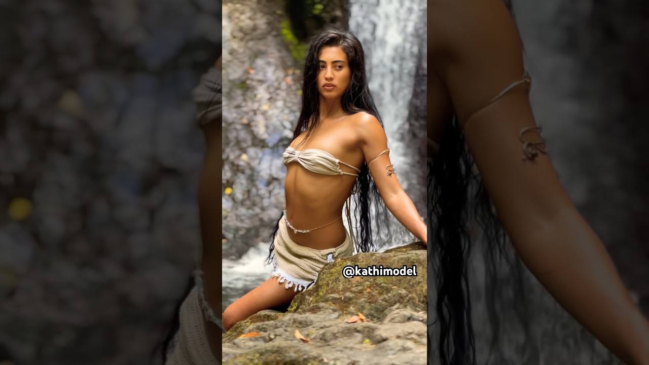 Queen of the jungle 🦋 #waterfall #costarica #modellife #bts #photoshoot