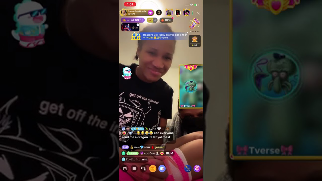 QueenOpp and Michelle live on BIGO 😂