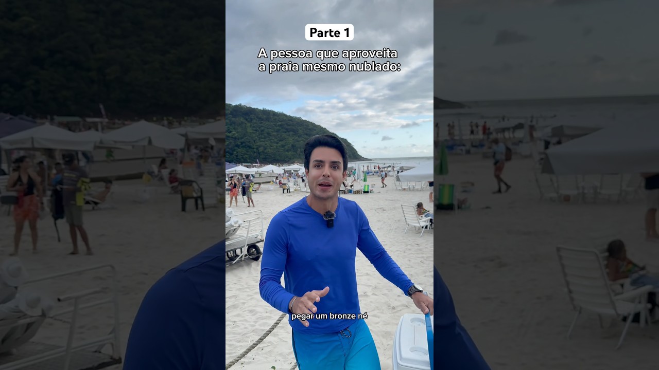 Quem aí também fica assim na praia? ​⁠@marcotuliodavi  #shorts