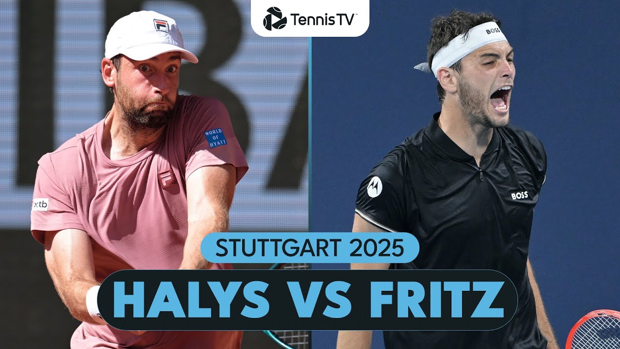 Quentin Halys vs Taylor Fritz Highlights | Stuttgart 2025