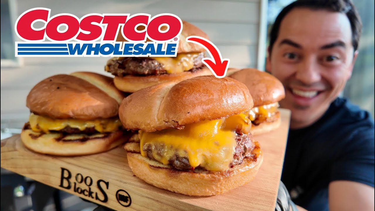 Quick and Affordable Cheeseburgers from Costco!