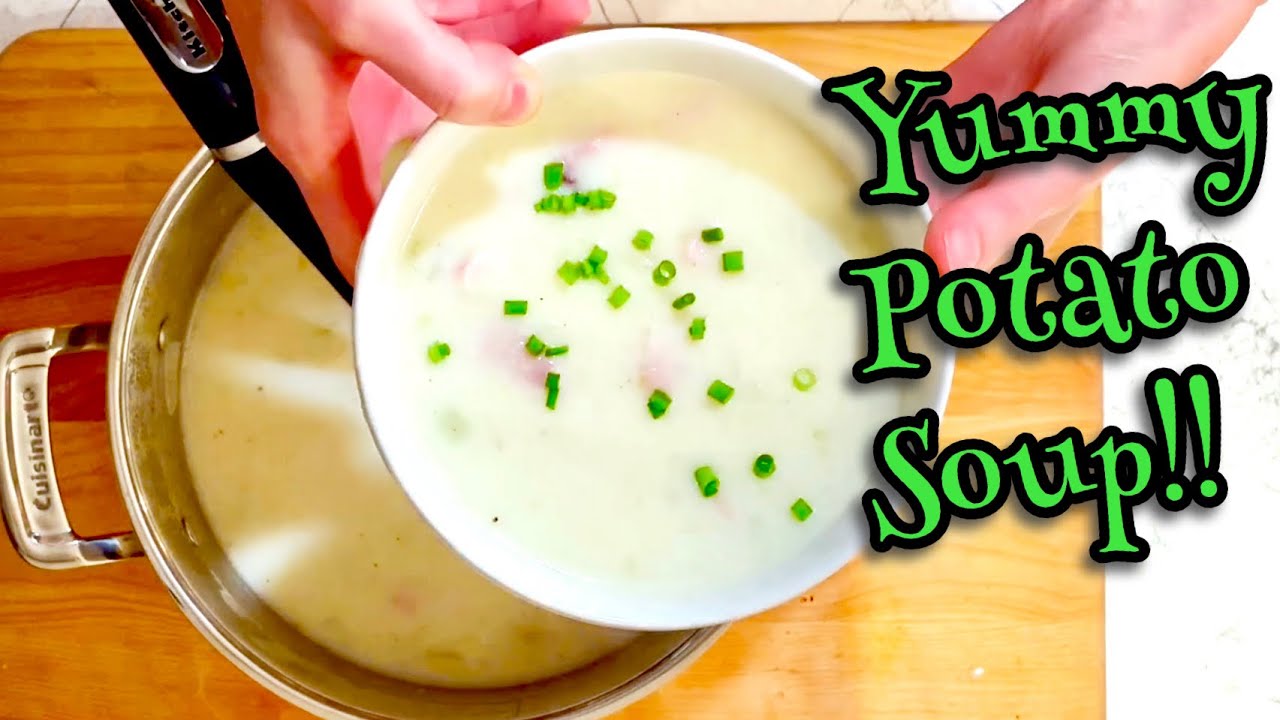 Quick, Easy Potato Soup!! | Healthy Potato Soup!!