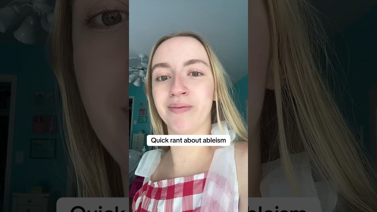 Quick rant about ableism #Disability #Disabled #Ableism