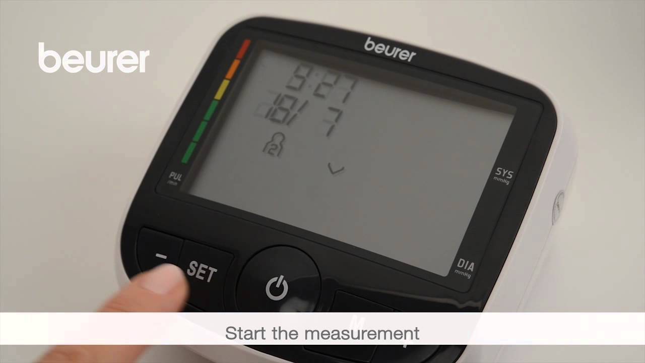 Quick start video for the BM 40 blood pressure monitor from Beurer